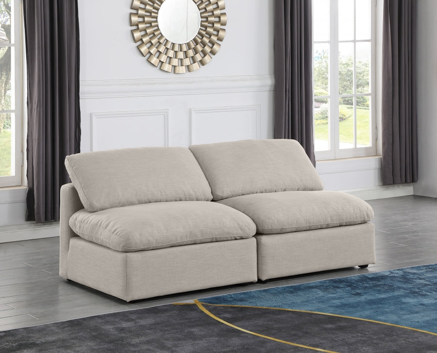 Indulge Linen Textured Fabric Sofa