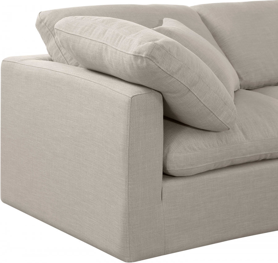 Indulge Linen Textured Fabric Sofa