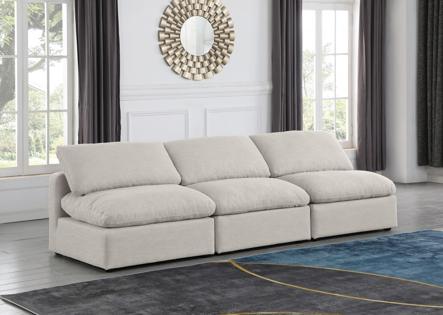 Indulge Linen Textured Fabric Sofa