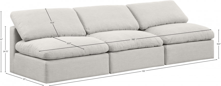 Indulge Linen Textured Fabric Sofa