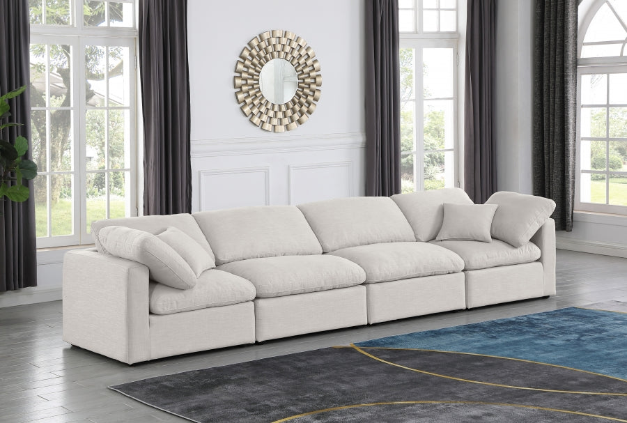 Indulge Linen Textured Fabric Sofa