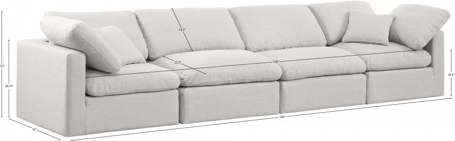 Indulge Linen Textured Fabric Sofa