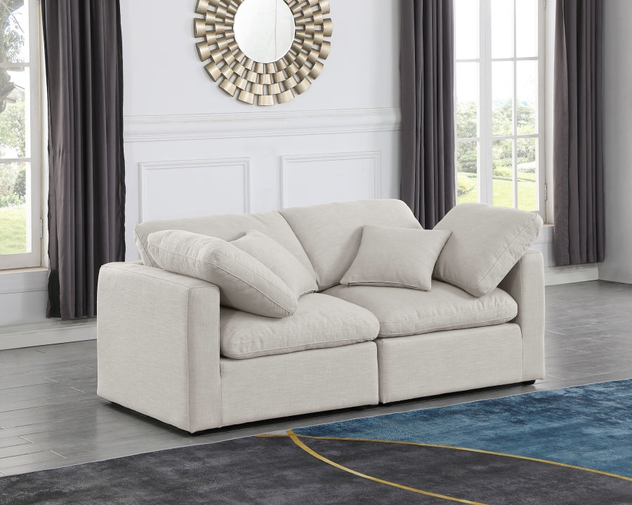 Indulge Linen Textured Fabric Sofa