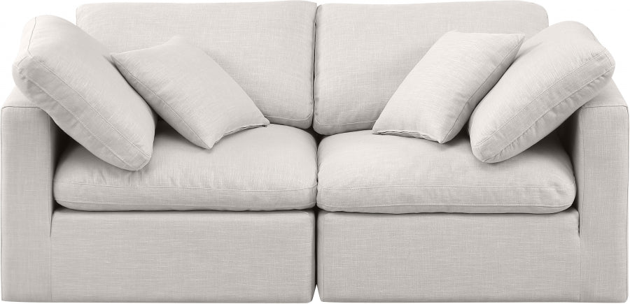 Indulge Linen Textured Fabric Sofa