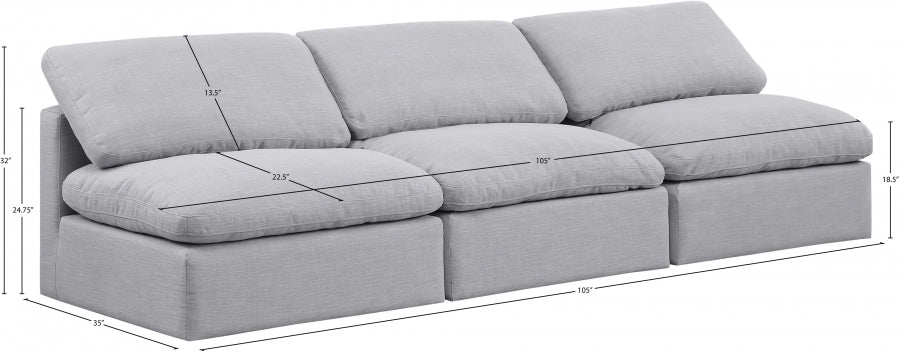 Indulge Linen Textured Fabric Sofa