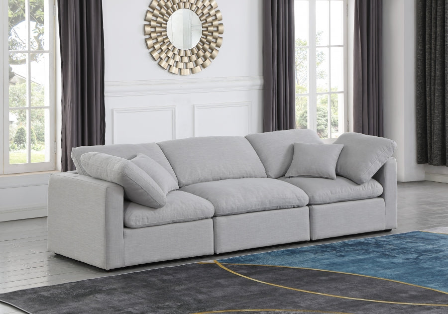 Indulge Linen Textured Fabric Sofa