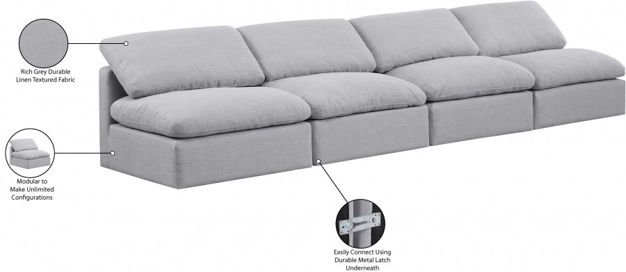 Indulge Linen Textured Fabric Sofa