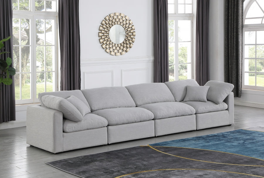 Indulge Linen Textured Fabric Sofa