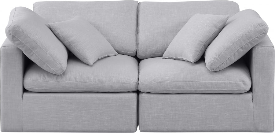 Indulge Linen Textured Fabric Sofa