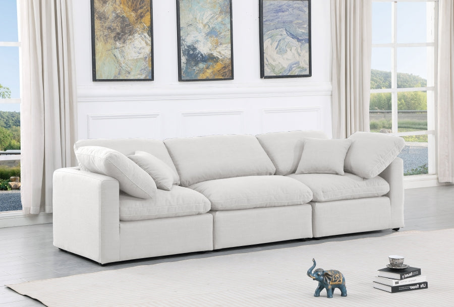 Indulge Linen Textured Fabric Sofa