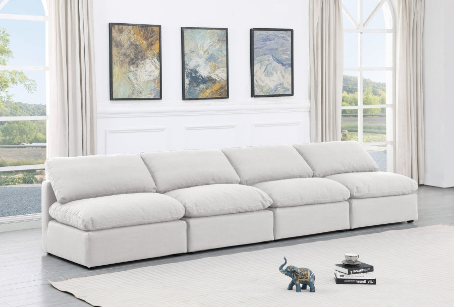 Indulge Linen Textured Fabric Sofa