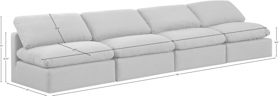 Indulge Linen Textured Fabric Sofa