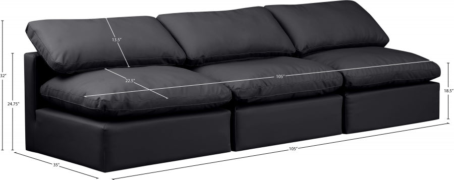 Indulge Vegan Leather Sofa