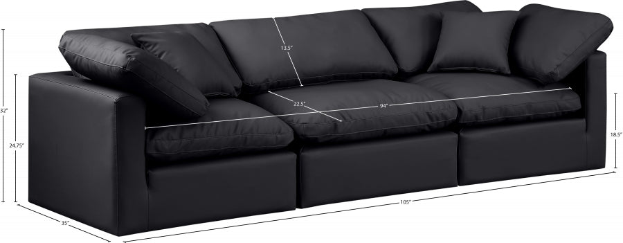 Indulge Vegan Leather Sofa