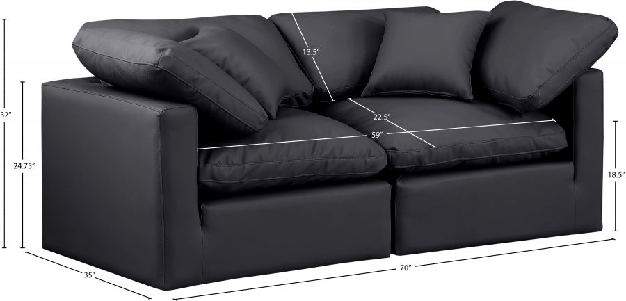 Indulge Vegan Leather Sofa