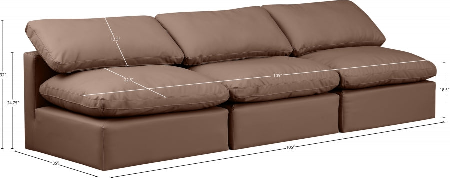 Indulge Vegan Leather Sofa