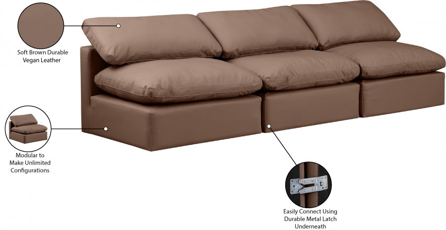 Indulge Vegan Leather Sofa