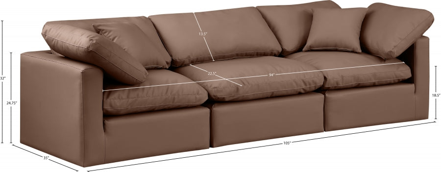 Indulge Vegan Leather Sofa