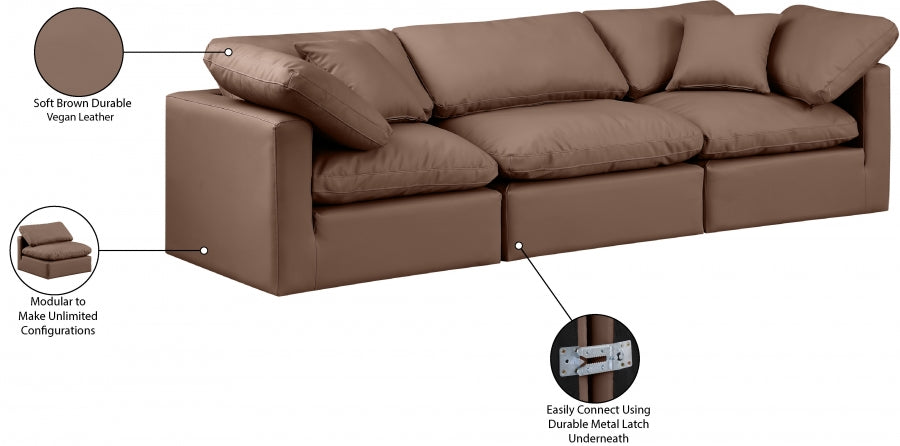 Indulge Vegan Leather Sofa