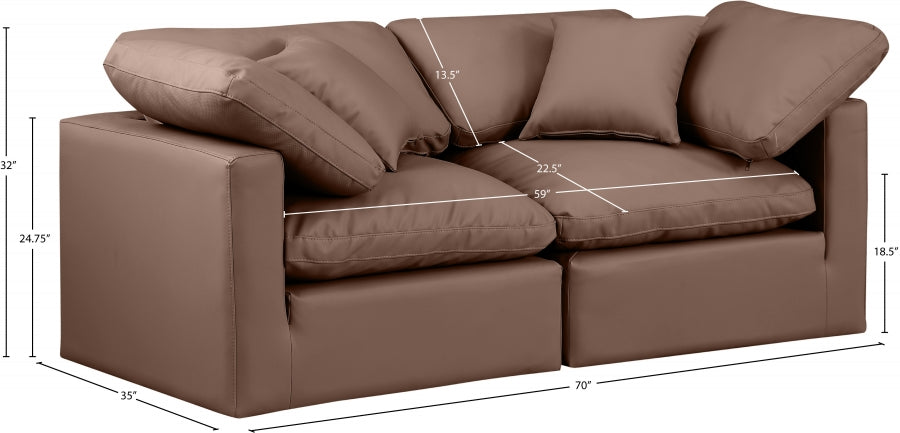 Indulge Vegan Leather Sofa