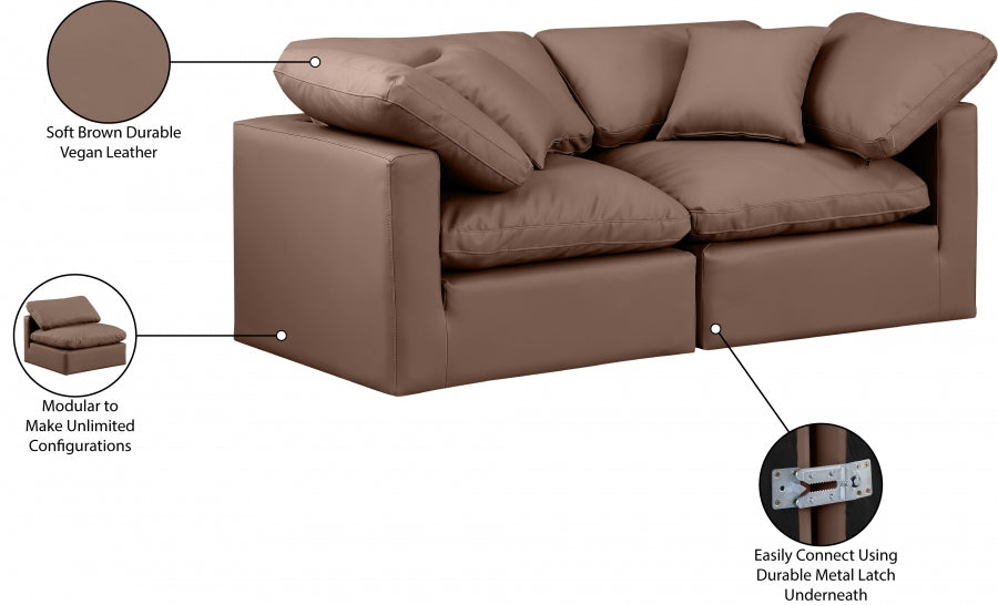 Indulge Vegan Leather Sofa