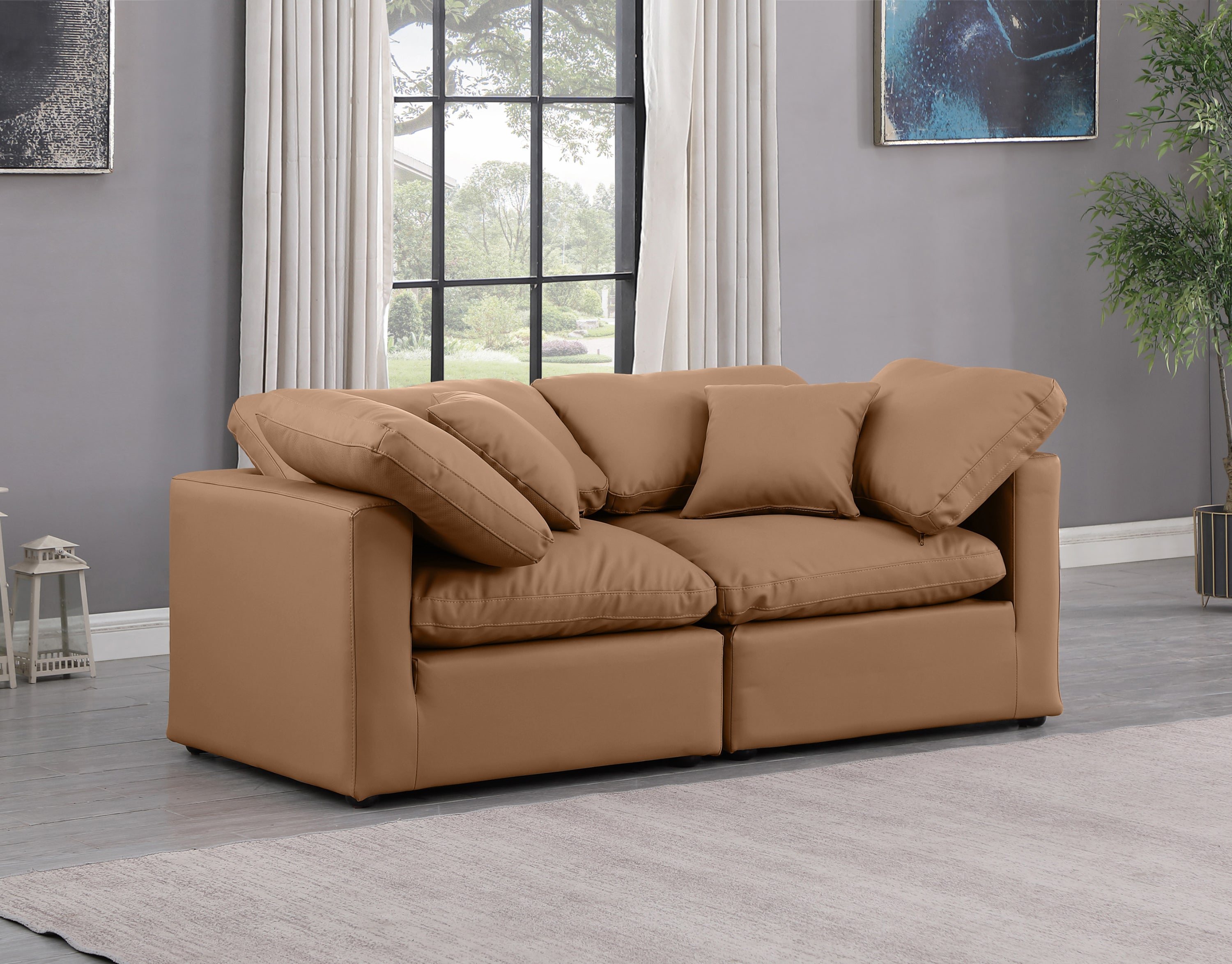 Indulge Vegan Leather Sofa