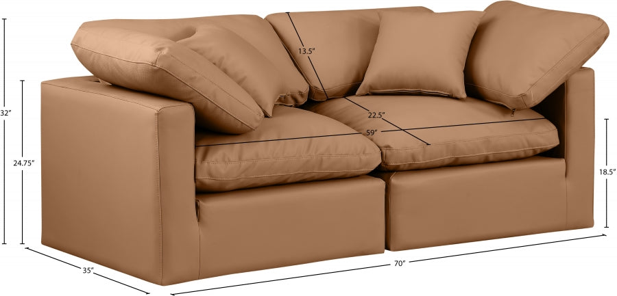 Indulge Vegan Leather Sofa