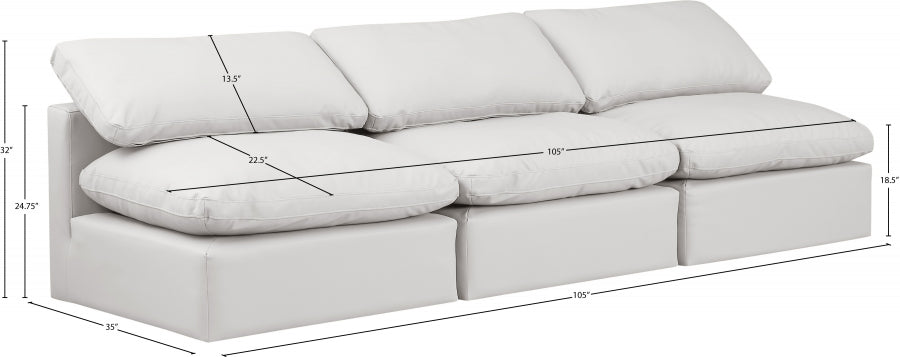 Indulge Vegan Leather Sofa