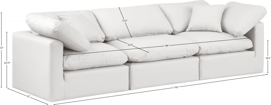 Indulge Vegan Leather Sofa