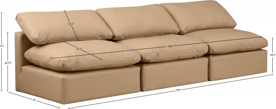 Indulge Vegan Leather Sofa