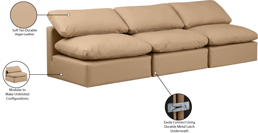 Indulge Vegan Leather Sofa