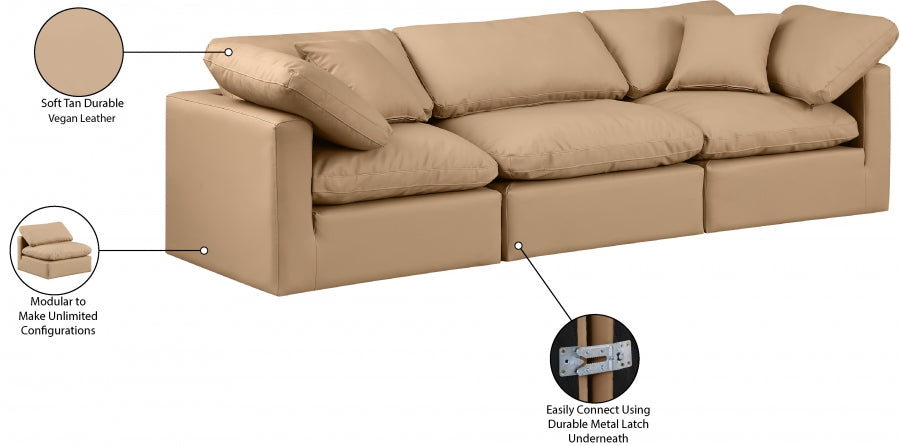 Indulge Vegan Leather Sofa