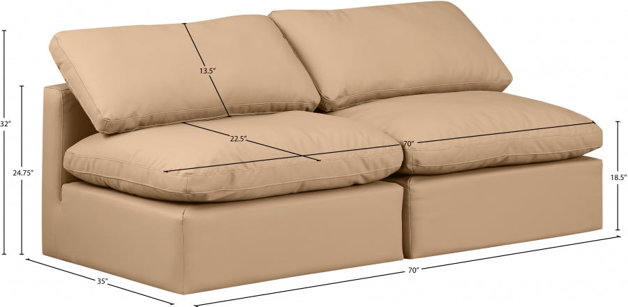 Indulge Vegan Leather Sofa