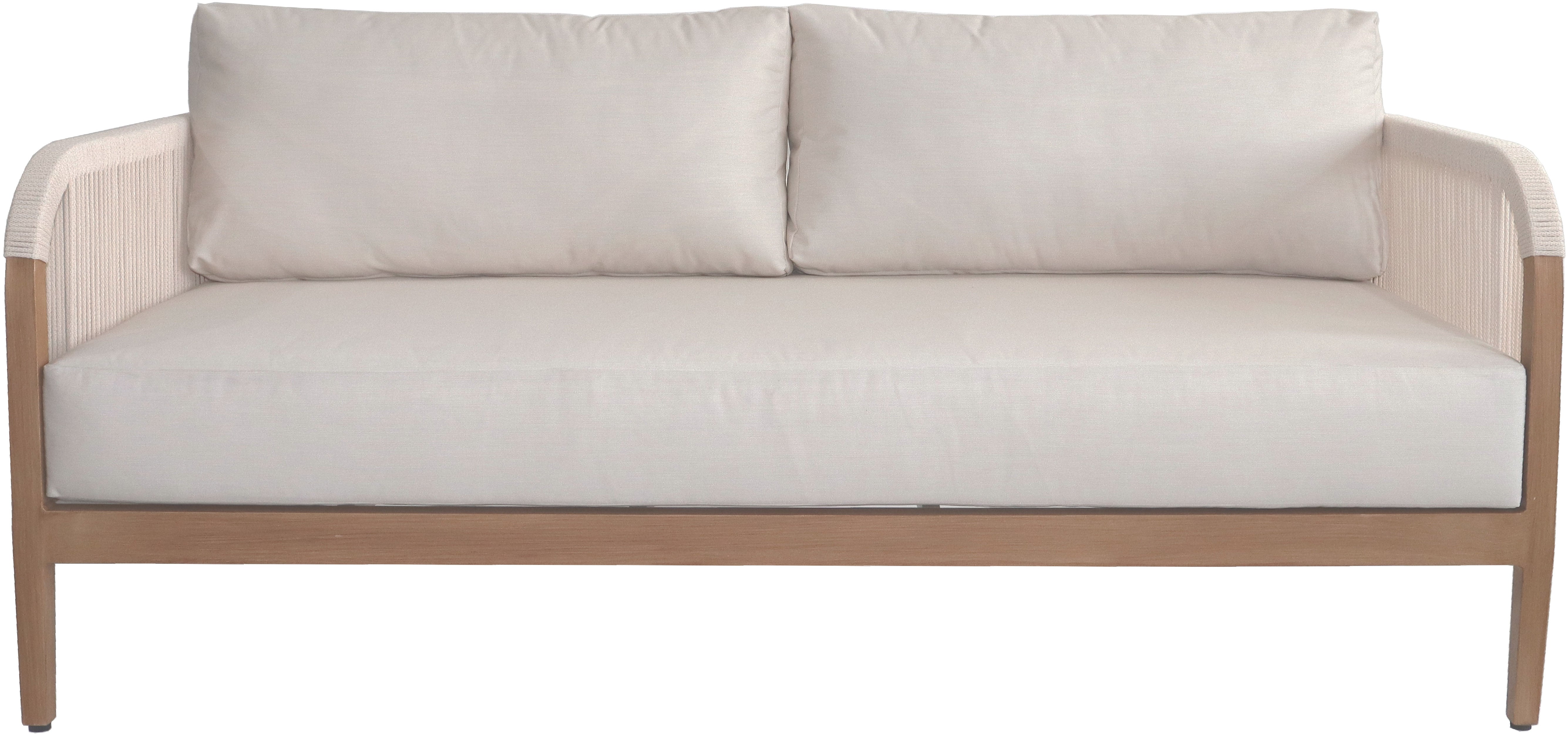 Maui Water Resistant Fabric Upholstered Outdoor Patio Loveseat