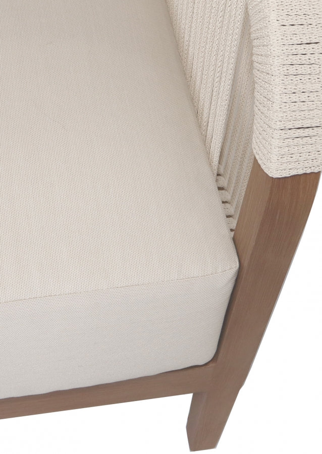 Maui Water Resistant Fabric Upholstered Outdoor Patio Loveseat