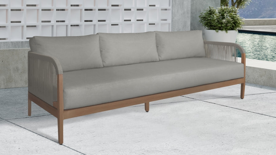 Chaise longue en tissu Orian Teddy