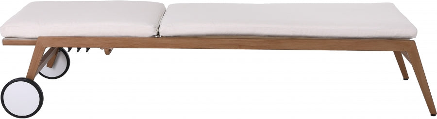 Maui Water Resistant Fabric Upholstered Outdoor Patio Lounger