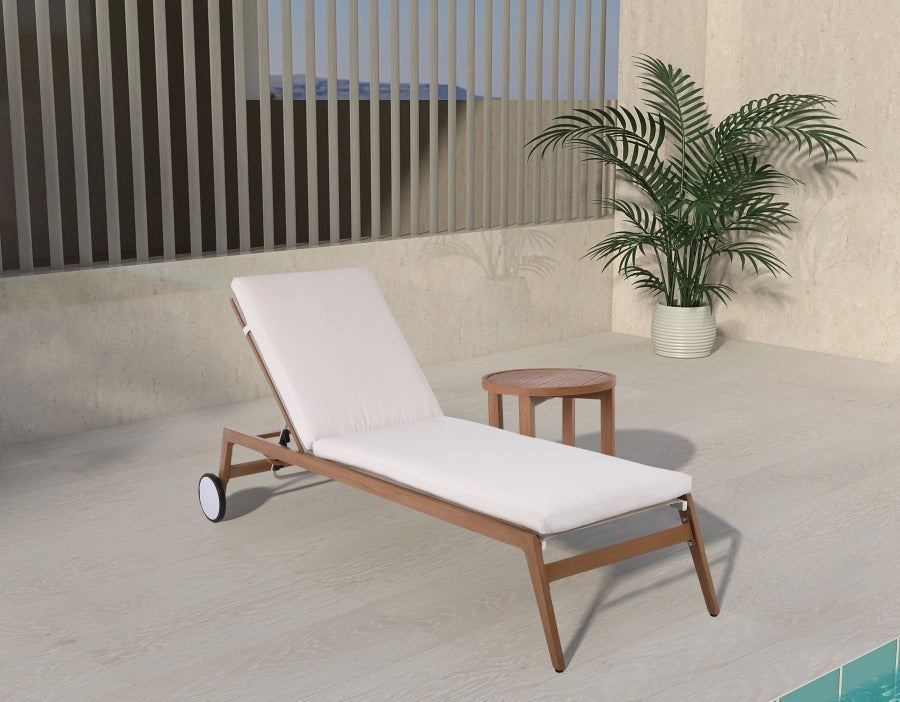 Maui Water Resistant Fabric Upholstered Outdoor Patio Lounger