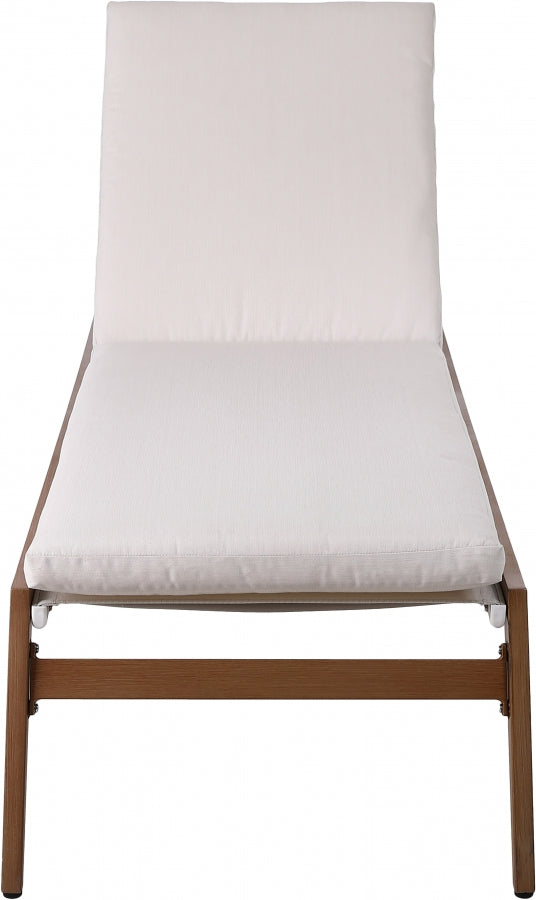 Maui Water Resistant Fabric Upholstered Outdoor Patio Lounger