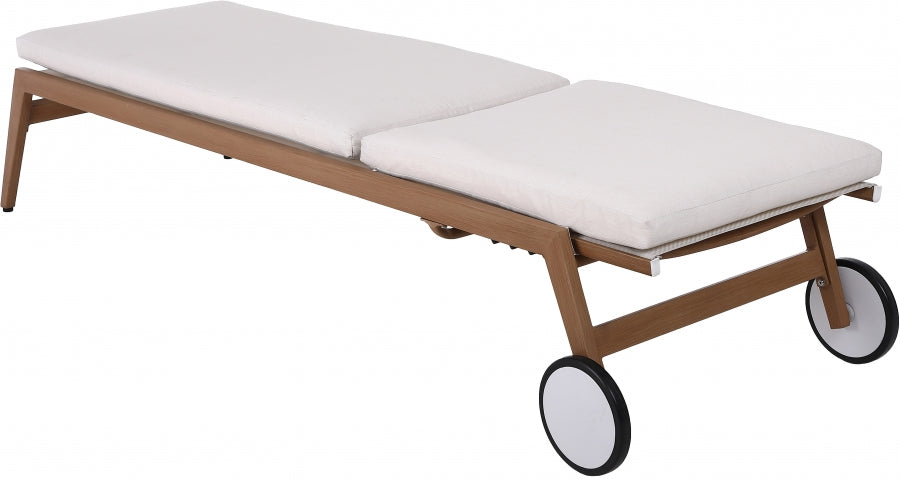 Maui Water Resistant Fabric Upholstered Outdoor Patio Lounger