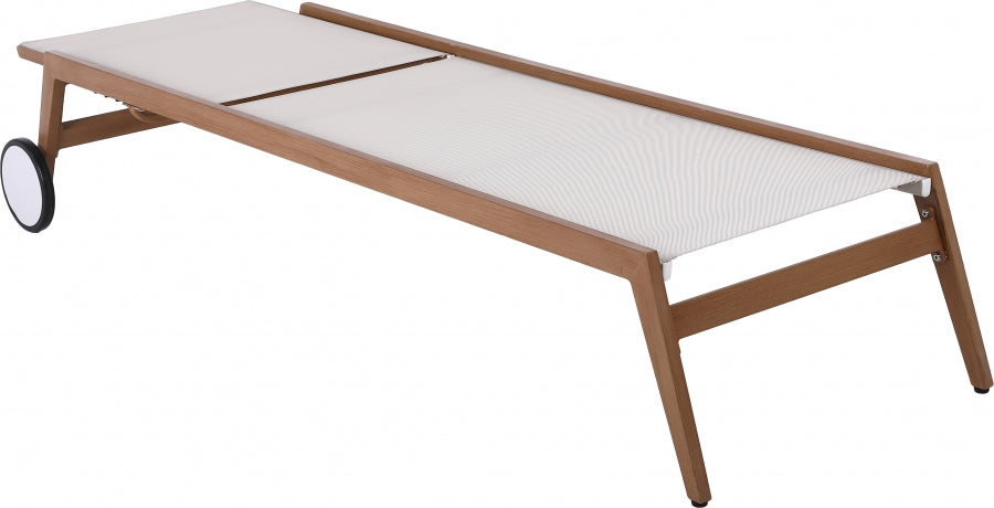 Maui Water Resistant Fabric Upholstered Outdoor Patio Lounger