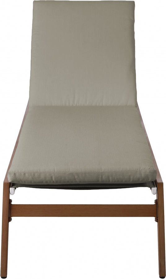 Maui Water Resistant Fabric Upholstered Outdoor Patio Lounger