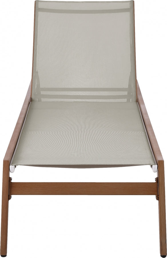 Maui Water Resistant Fabric Upholstered Outdoor Patio Lounger