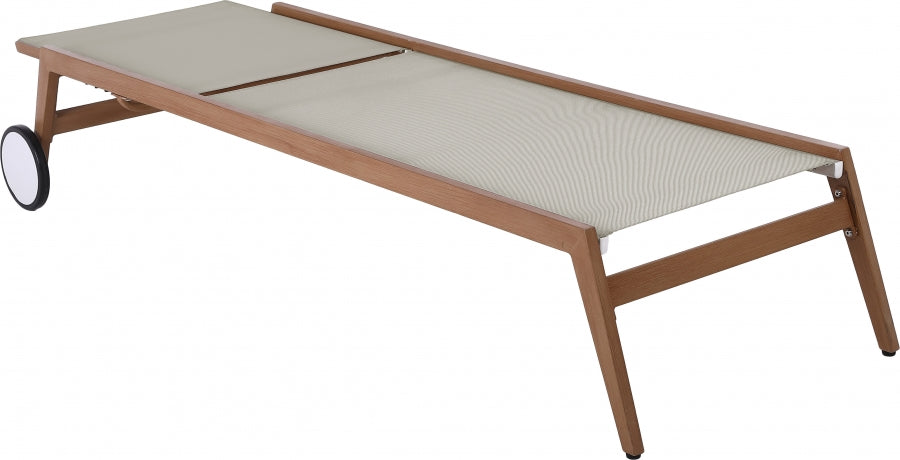 Maui Water Resistant Fabric Upholstered Outdoor Patio Lounger