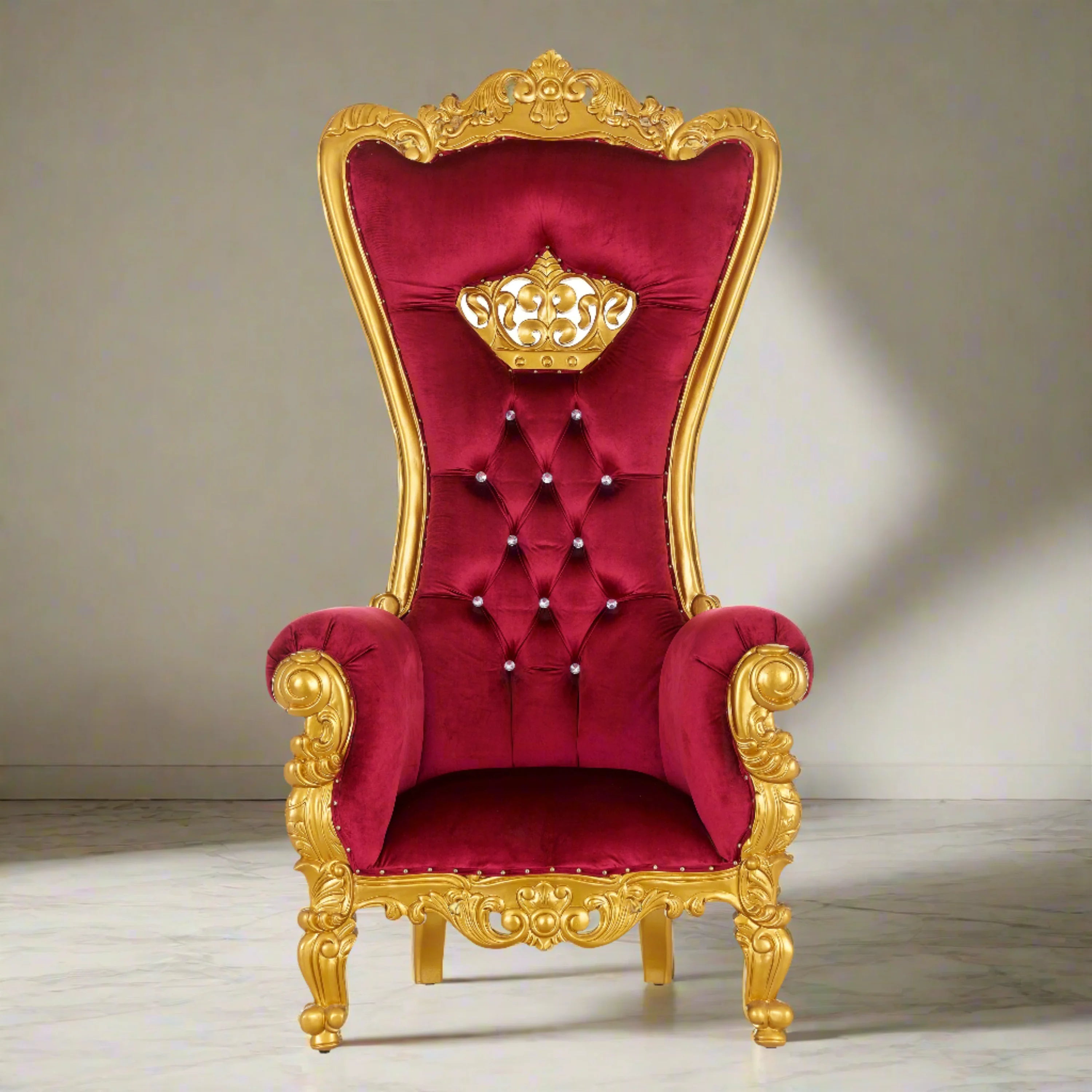Crown Tiffany Throne Chair