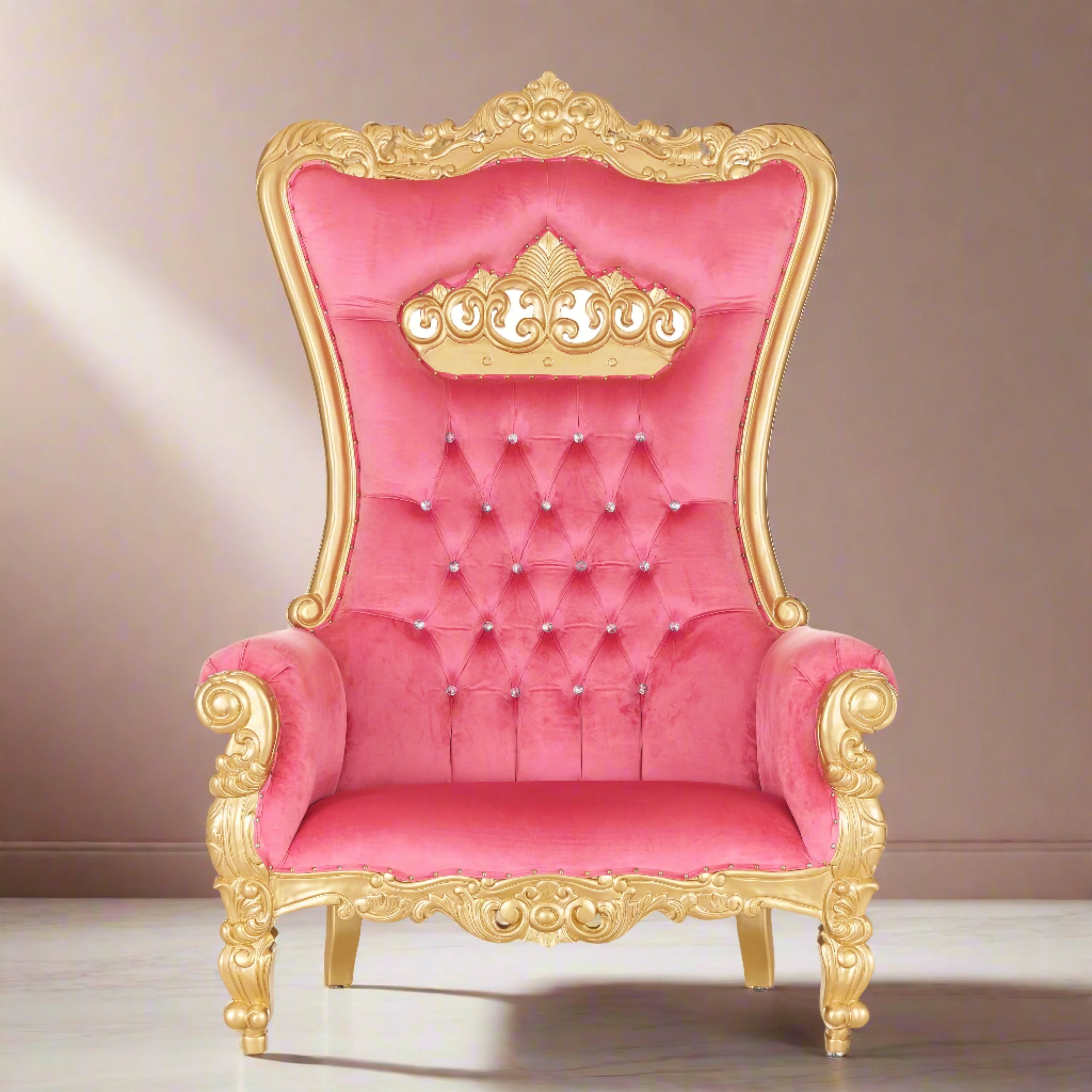 Crown Tiffany Extra Wide Throne Chair