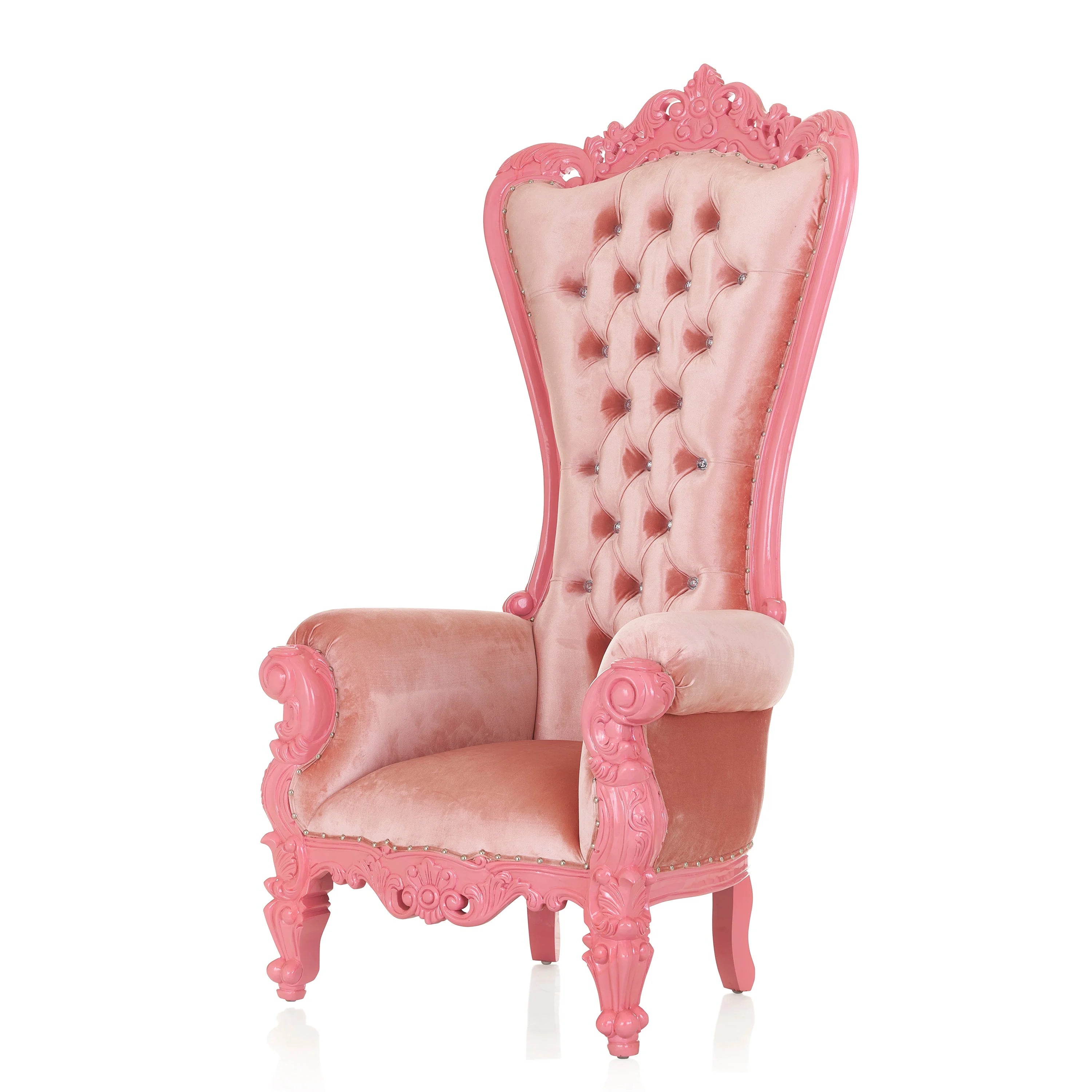 Chloe Throne Chair - Velvet
