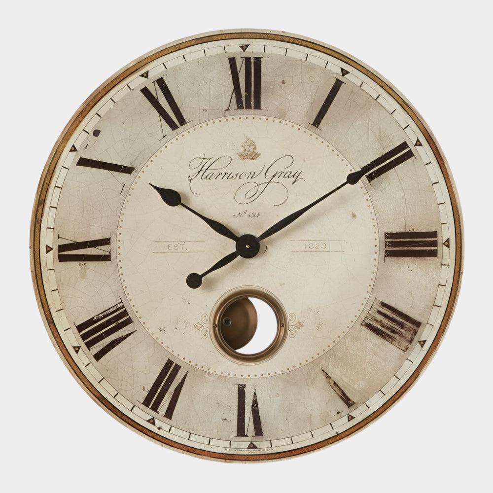 Harrison Gray Wall Clock