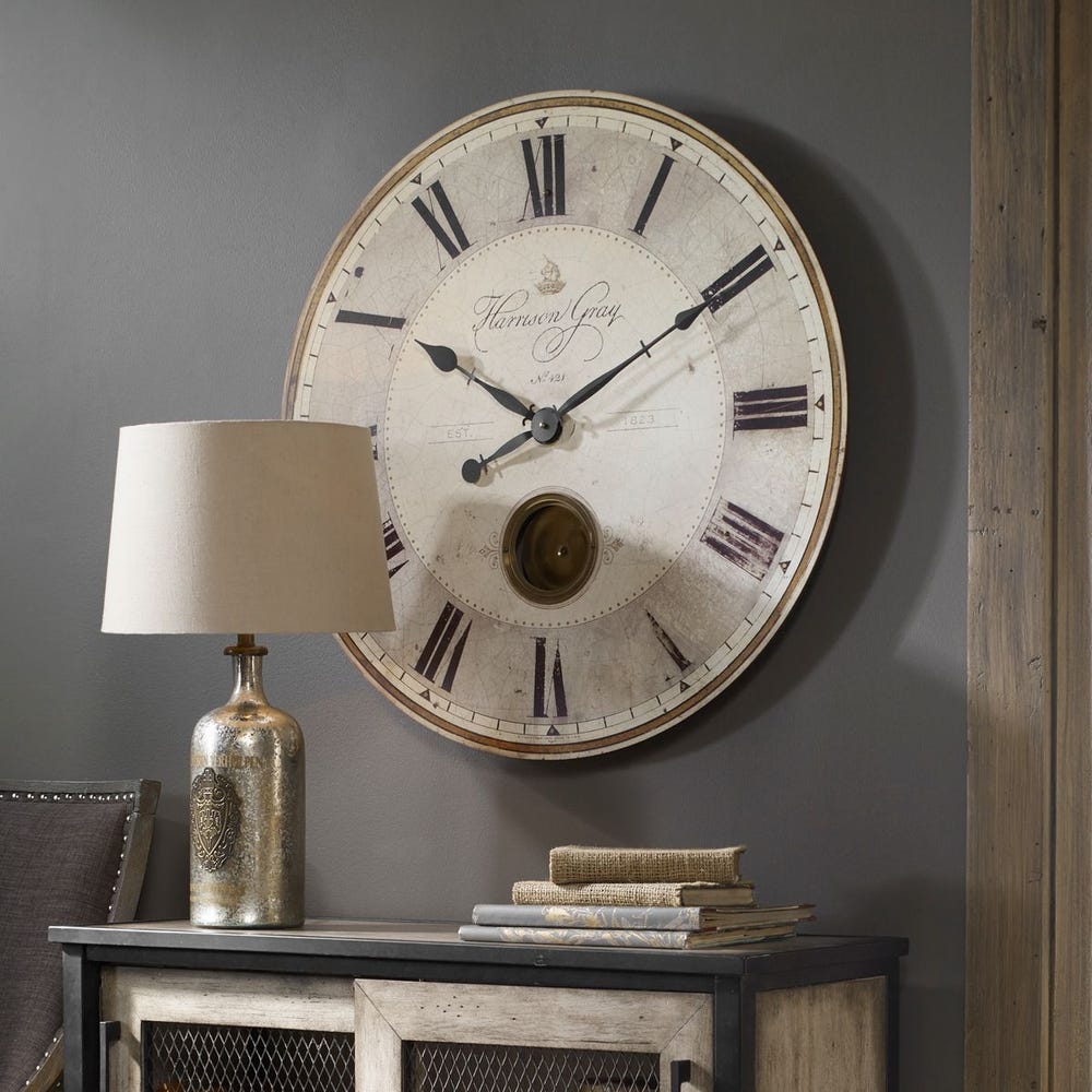 Harrison Gray Wall Clock