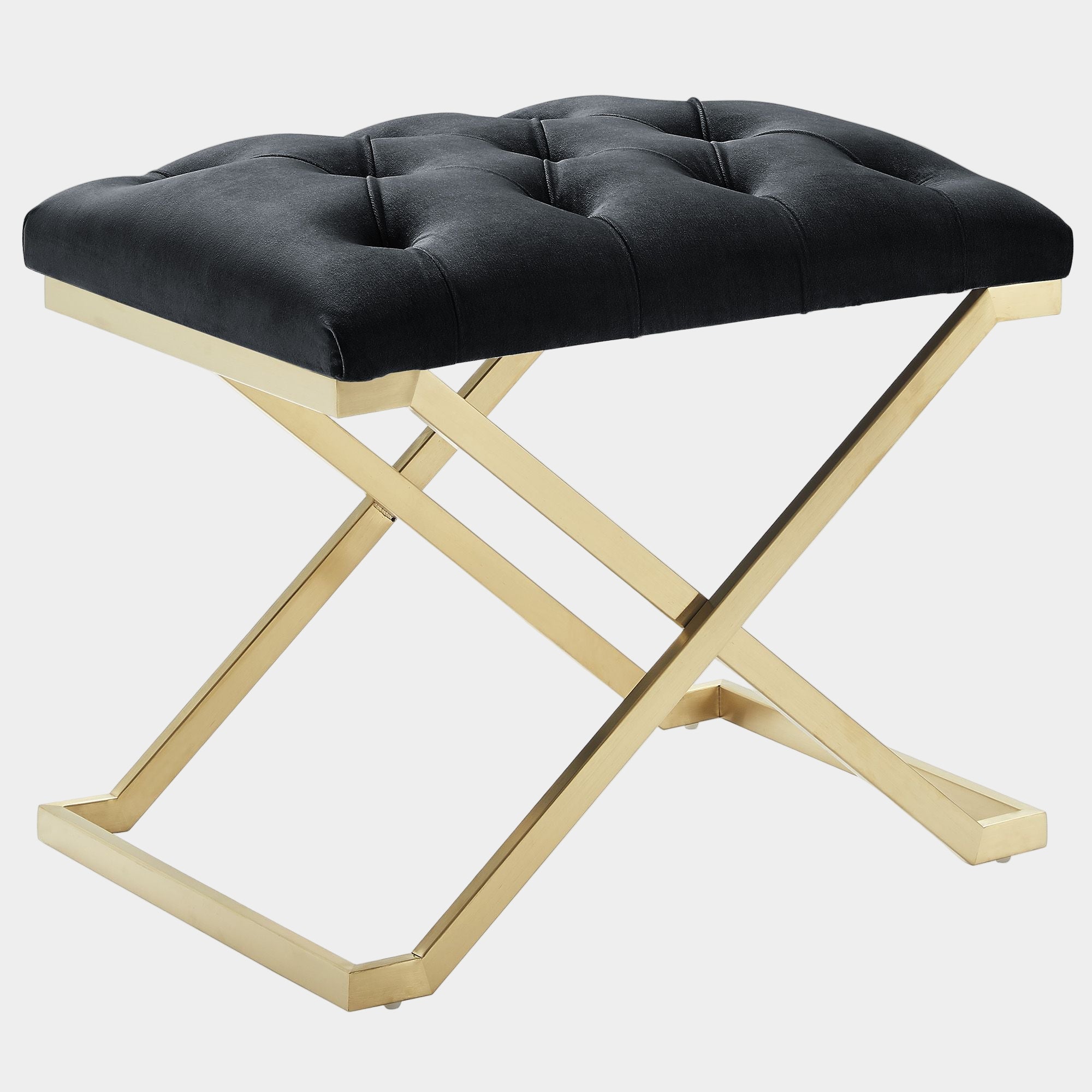 Rada Bench in Black and Gold
